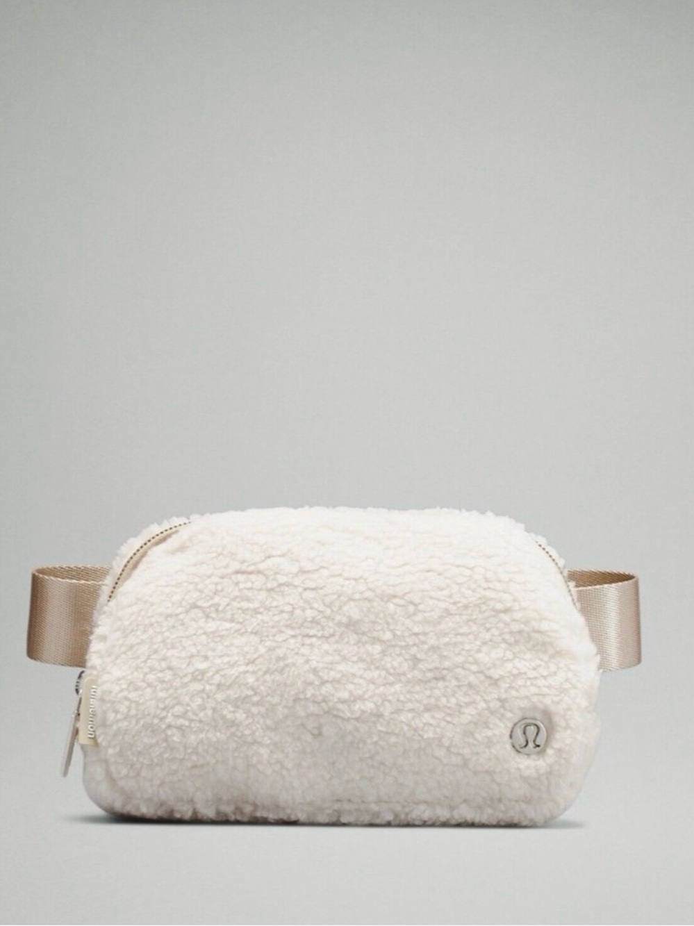 Lululemon Everywhere Belt Bag Fleece Light Ivory Trench White Sherpa Fanny Pack